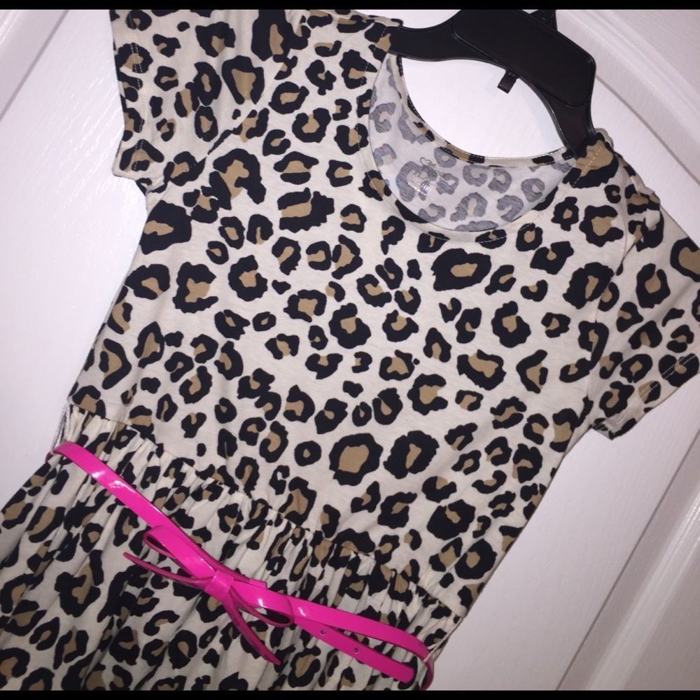 Belted Cheetah Dress - Picture 1 of 3